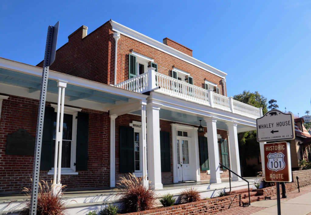 The Whaley House Museum in Old Town San Diego