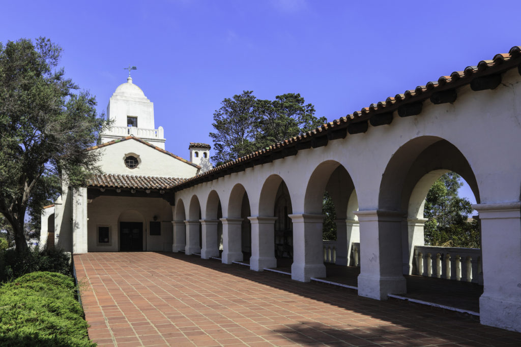 The old Presidio building at Old Town San Diego State Historic Park, California